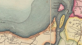 Figure 03 section of a map 1822, surveyed by Greenwood 1820-1821